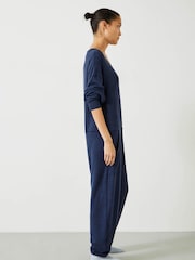 Hush Blue Elle Supersoft V-Neck All-In-One - Image 3 of 5
