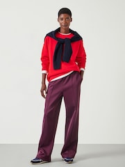 Hush Red Quaden Clean Oversized Sweatshirt - Image 2 of 5