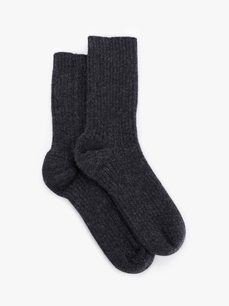 Hush Grey Cashmere Socks - Image 1 of 2
