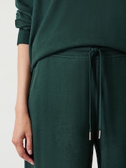 Hush Green Elle Supersoft Wide Leg Joggers - Image 4 of 5