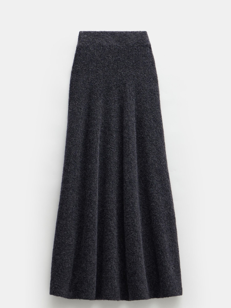 Hush Grey Bea Boucle Knitted Midi Skirt - Image 5 of 5 Hush Grey Bea Boucle Knitted Midi Skirt - Image 5 of 5