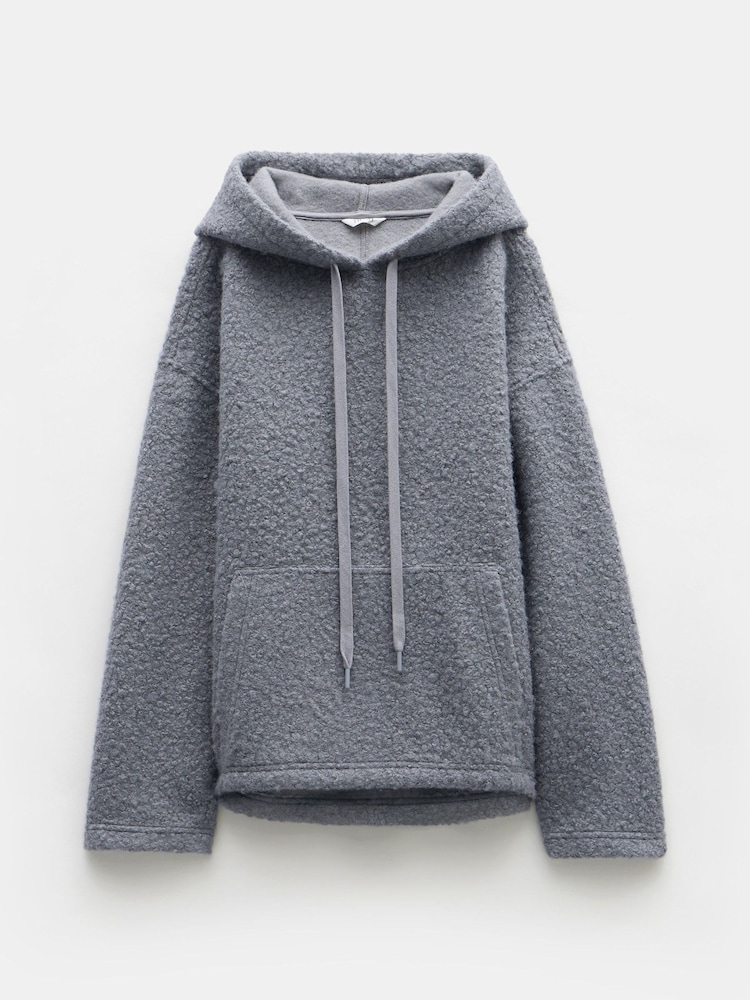 Hush Grey Brody Borg Oversized Hoodie - Image 5 of 5