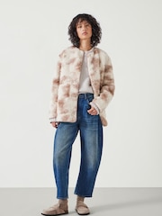Hush Natural Anya Teddy Jacket - Image 2 of 5