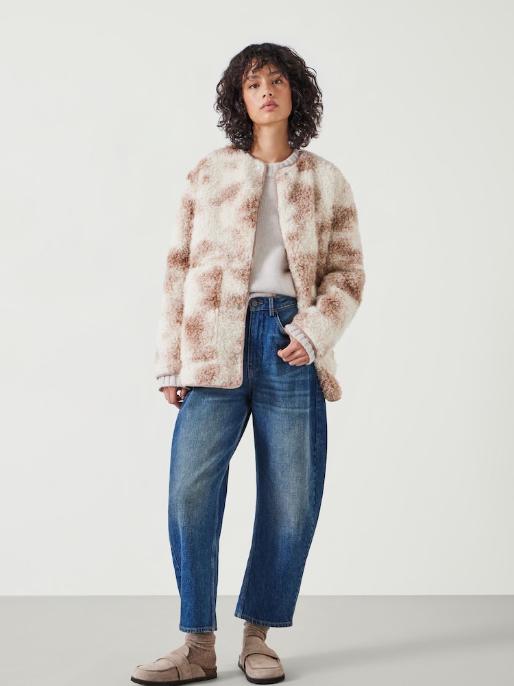 Hush Natural Anya Teddy Jacket - Image 2 of 5