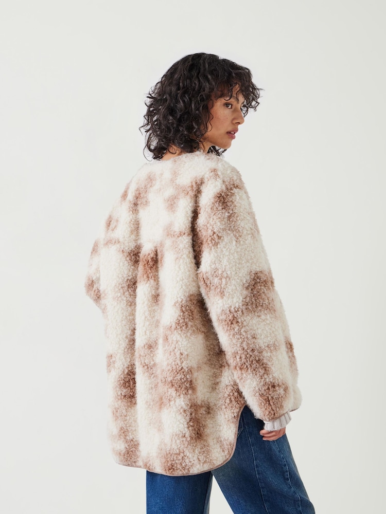Hush Natural Anya Teddy Jacket - Image 2 of 5 Hush Natural Anya Teddy Jacket - Image 2 of 5
