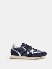 Hush Blue Rylee Retro Trainers - Image 2 of 5