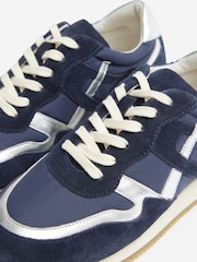Hush Blue Rylee Retro Trainers - Image 5 of 5