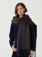 Hush Blue Casey Colourblock Scarf - Image 2 of 5
