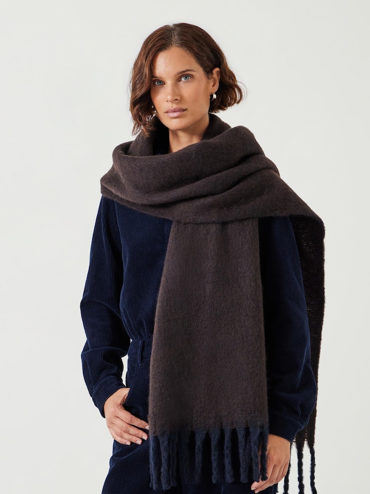 Hush Blue Casey Colourblock Scarf - Image 2 of 5