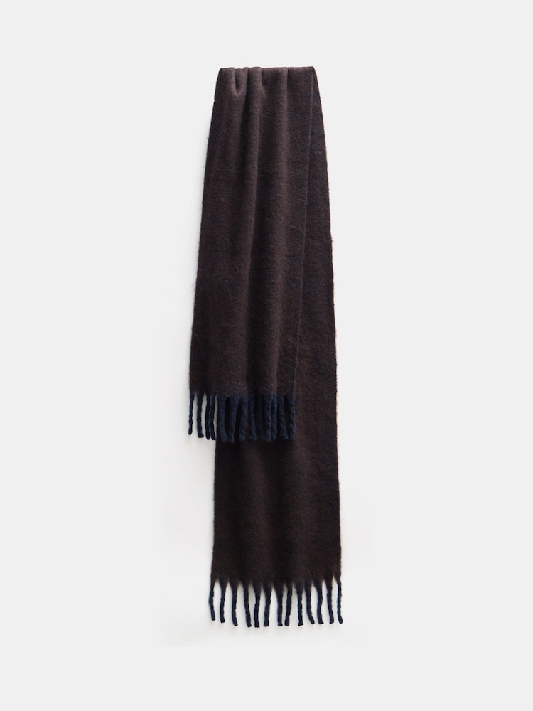 Hush Blue Casey Colourblock Scarf - Image 5 of 5