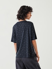 Hush Black Rae Rhinestone T-Shirt - Image 3 of 5