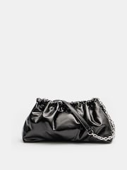 Hush – Reva – geraffte Leder-Clutch - Bild 1 von 5