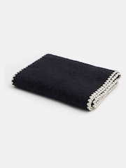 Hush Black Blanket Stitch Scarf - Image 2 of 5