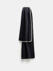 Hush Black Blanket Stitch Scarf - Image 5 of 5
