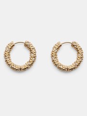 Hush Gold Tone Camille Hoop Earrings - Image 1 of 5