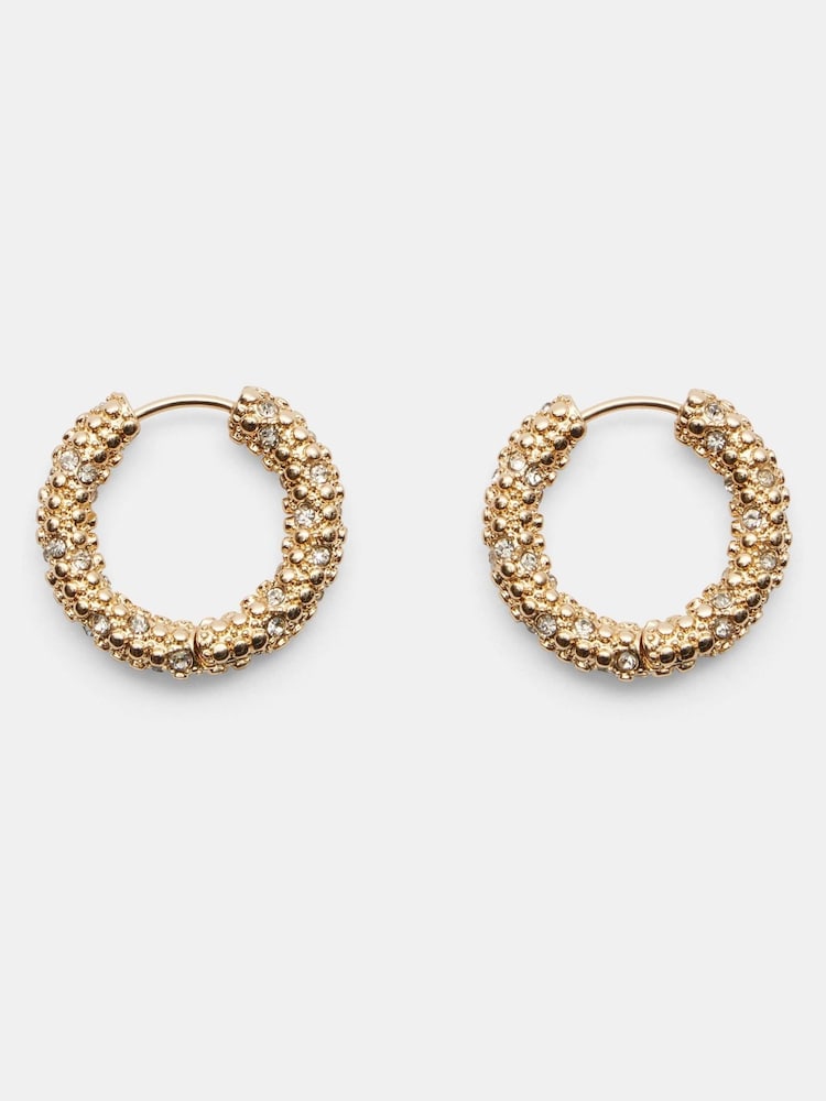 Hush Gold Tone Camille Hoop Earrings - Image 1 of 5