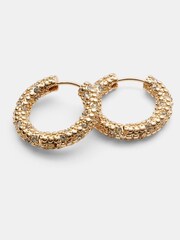 Hush Gold Tone Camille Hoop Earrings - Image 2 of 5