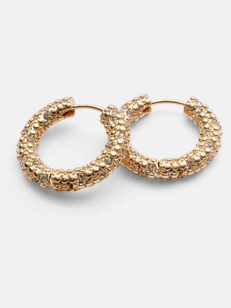 Hush Gold Tone Camille Hoop Earrings - Image 2 of 5