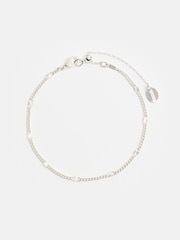 Hush Silver Tone Violet Chain Bracelet - Image 1 of 4