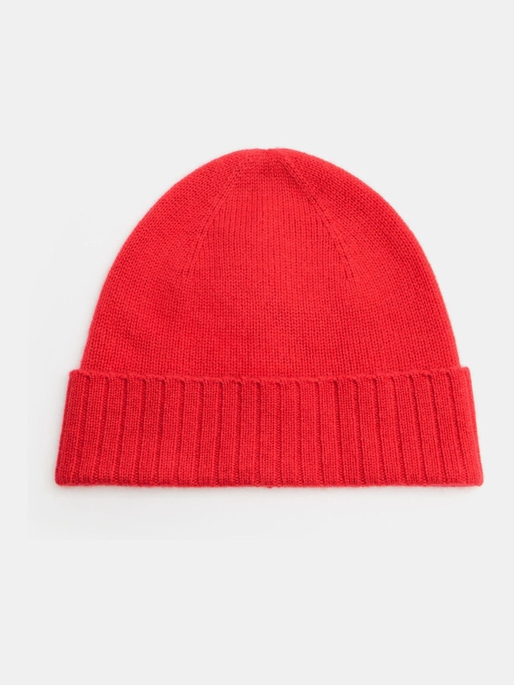 Hush Red Cashmere Beanie - Image 1 of 4