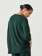 Hush Green Elle Supersoft Raglan Top - Image 3 of 5
