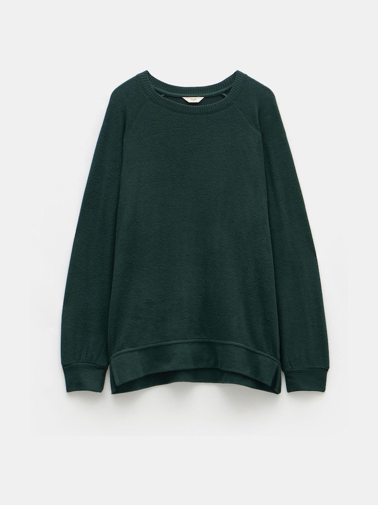 Hush Green Elle Supersoft Raglan Top - Image 5 of 5