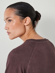 Hush Brown Elle Supersoft Raglan Top - Image 4 of 4