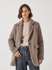 Hush Grey Jayde Italian Wool Blazer - Image 1 of 5