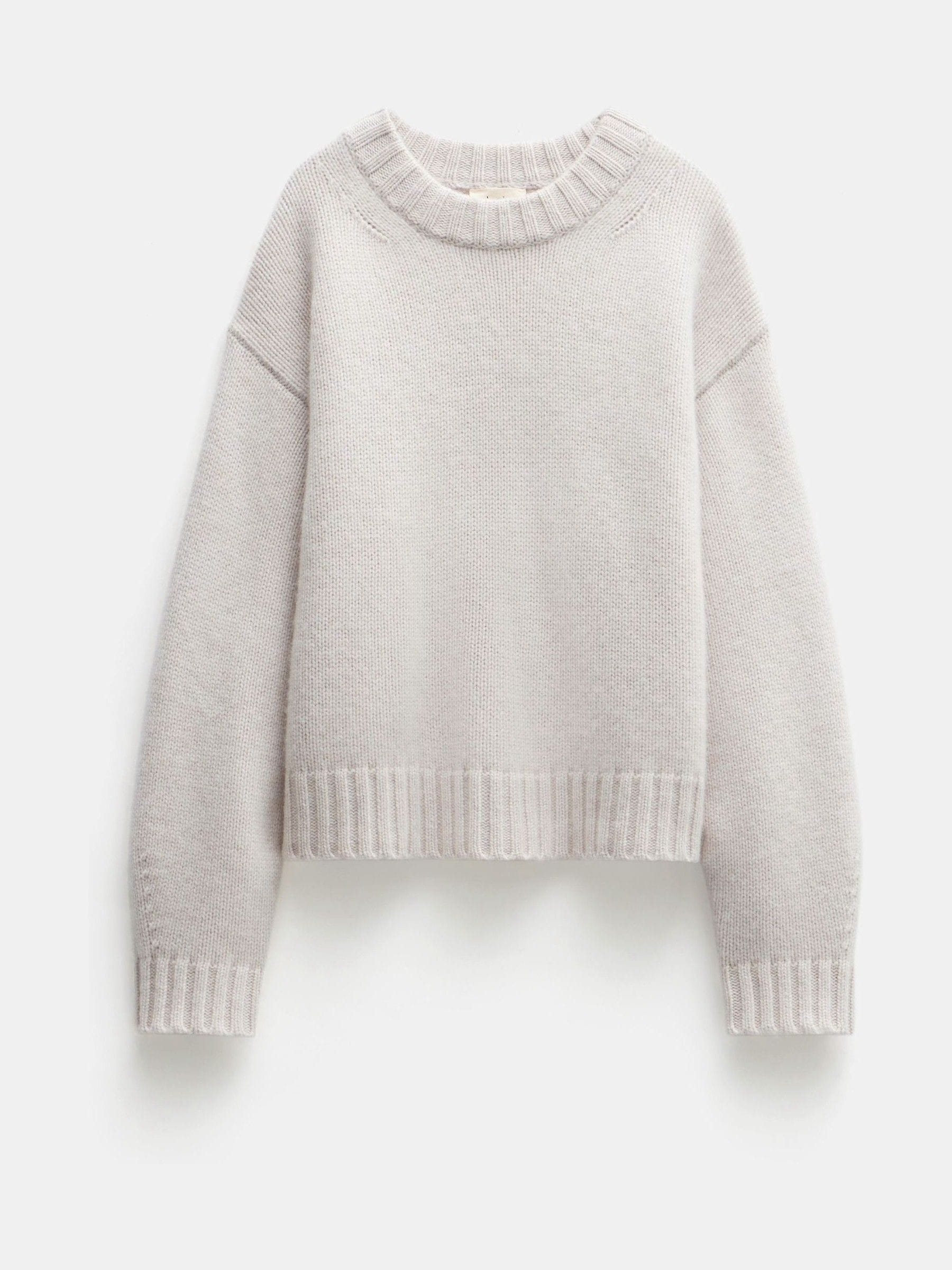 Buy Hush Natural Cora Chunky Cashmere Crew Jumper from Next USA Buy Hush Natural Cora Chunky Cashmere Crew Jumper from Next USA