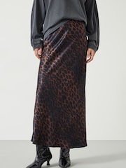 Hush Animal Print Simone Slinky Skirt - Image 2 of 5