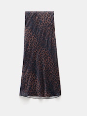 Hush Animal Print Simone Slinky Skirt - Image 5 of 5