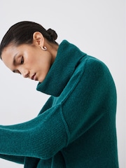 Hush Green Meryl Roll Neck Jumper - Image 3 of 5