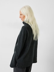 Hush Black Cashmere Chunky Roll Neck Jumper - Image 3 of 5