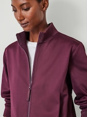 Hush Red Blue Zanna Zip Up Sweatshirt - Image 4 of 5