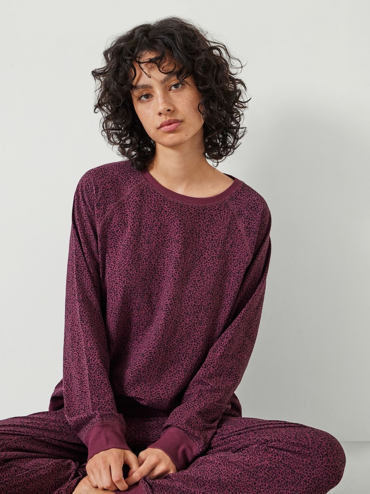 Hush Animal Joelle Jersey Jogger Print Pyjamas - Image 2 of 4