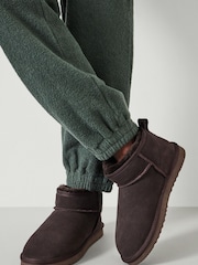 Hush Tan Brown Ultra Mini Sheepskin Boots - Image 1 of 5