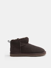 Hush Tan Brown Ultra Mini Sheepskin Boots - Image 2 of 5