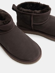 Hush Tan Brown Ultra Mini Sheepskin Boots - Image 5 of 5
