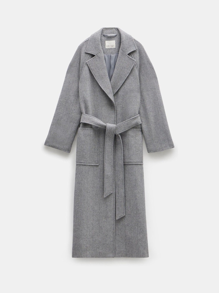 Hush Kaitlin Wool Blend Herringbone Coat - Imagen 5 de 5 Hush Kaitlin Wool Blend Herringbone Coat - Imagen 5 de 5