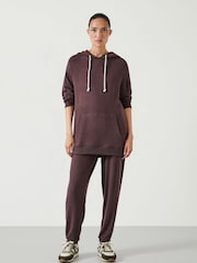 Hush Brown Elle Supersoft Longline Hoodie - Image 2 of 4
