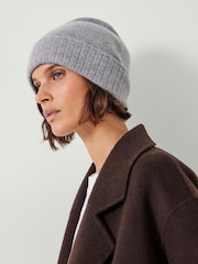 Hush Grey Cashmere Beanie - Image 2 of 4