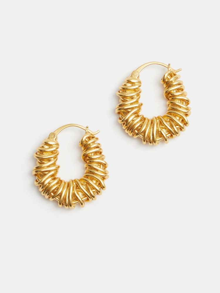Hush Gold Tone Tilly Hoop Earrings - Image 1 of 4