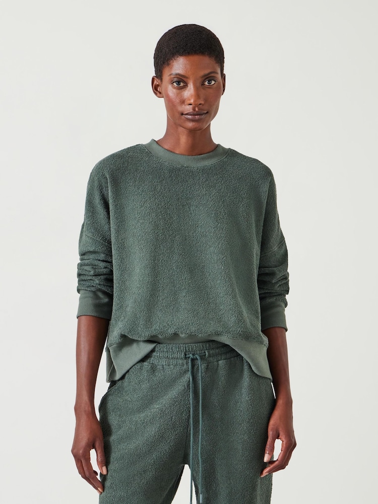 Hush Green Marley Relaxed Sweatshirt - Image 1 of 5