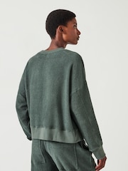 Hush Green Marley Relaxed Sweatshirt - Image 3 of 5