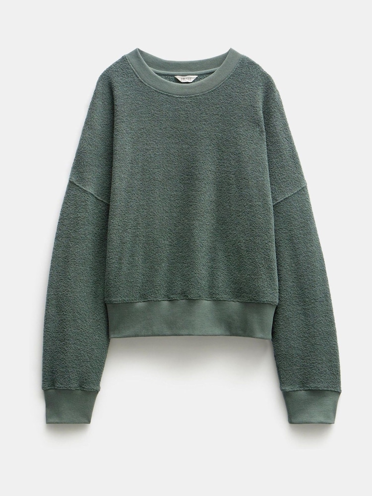 Hush Green Marley Relaxed Sweatshirt - Image 5 of 5