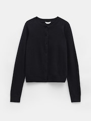 Hush Black Slim Daphne Cashmere Button Through Cardigan - Image 5 of 5