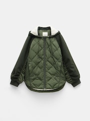 Hush Green Sloane Mix Quilt Jacket - Image 5 of 5
