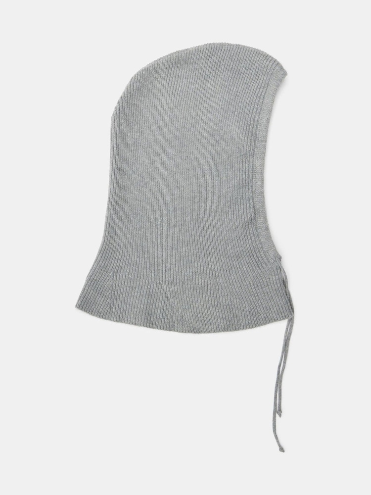 Hush Grey Knitted Balaclava Hood - Image 2 of 5