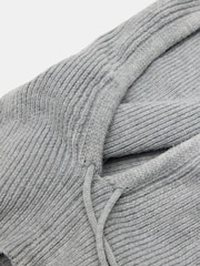 Hush Grey Knitted Balaclava Hood - Image 3 of 5