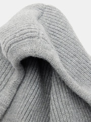 Hush Grey Knitted Balaclava Hood - Image 4 of 5